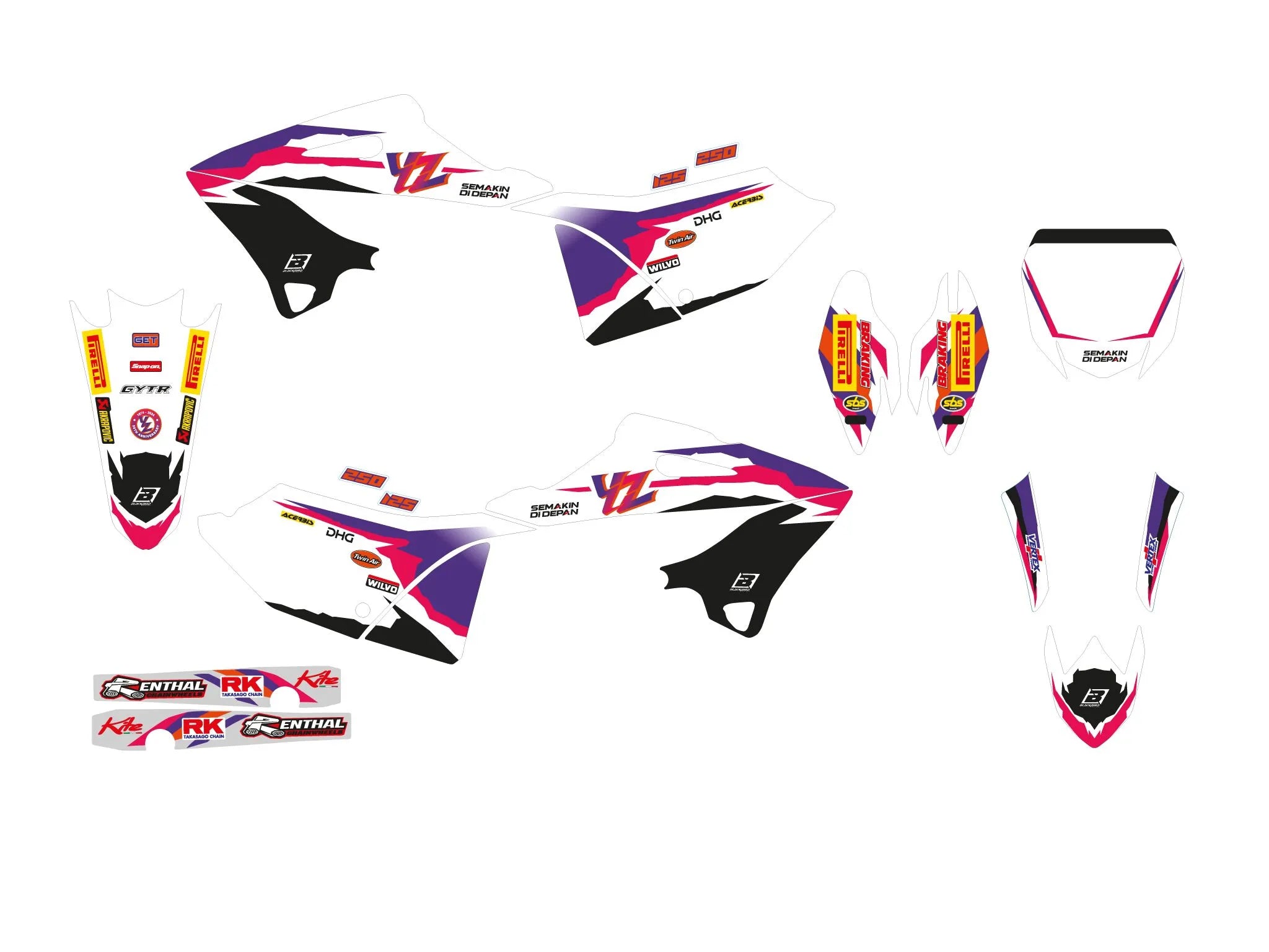 Blackbird Racing Graphic Kit For Yamaha