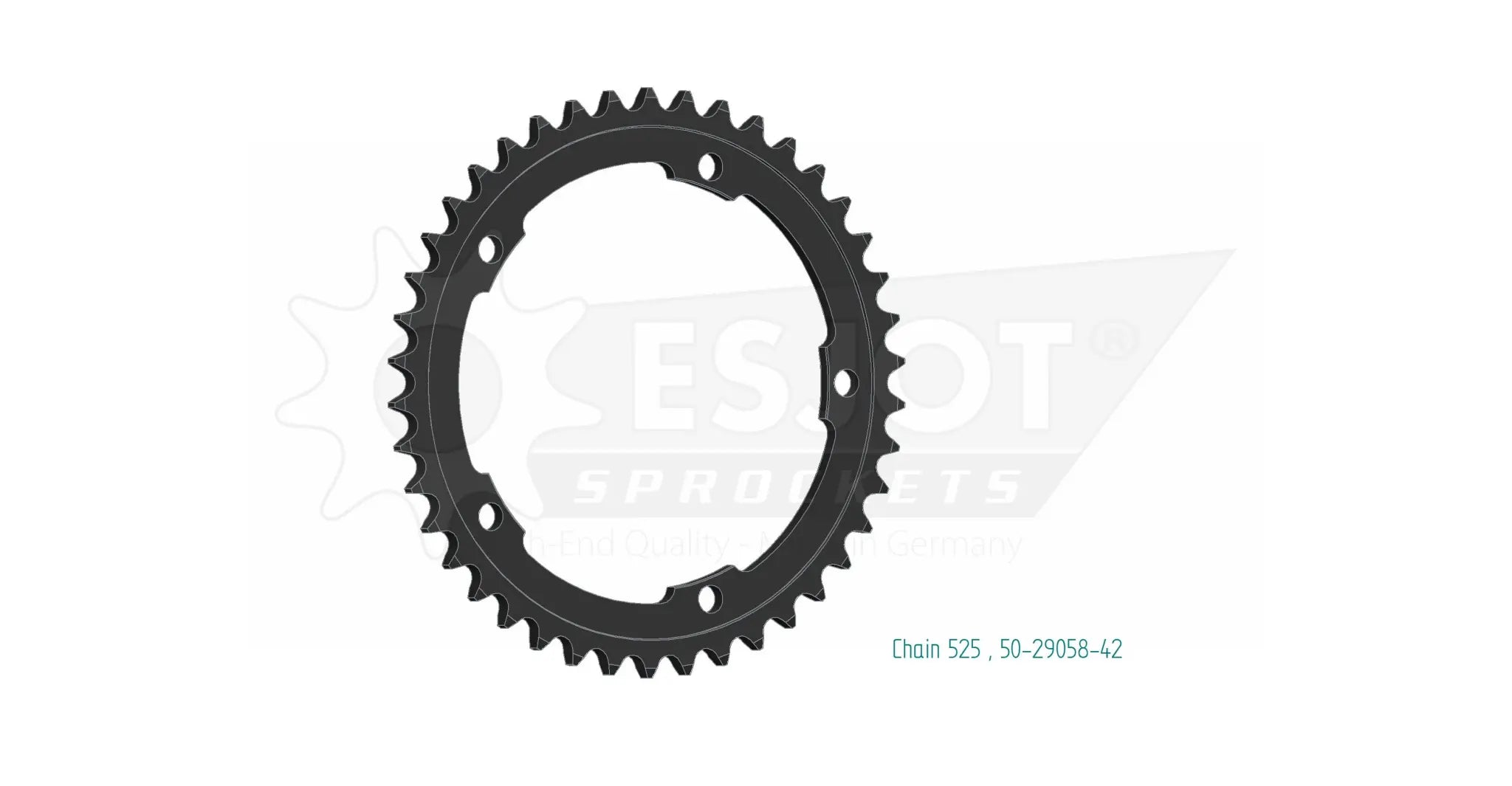Esjot 525 Steel Rear Sprocket