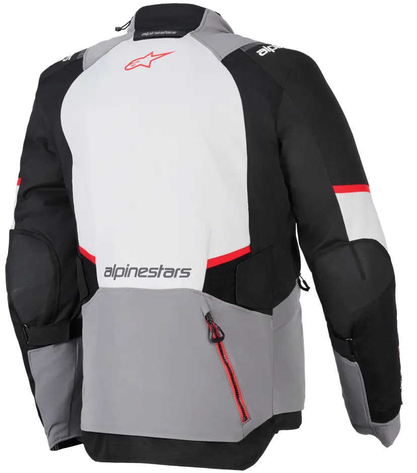 Alpinestars Andes V4 Drystar® All Weather Jacket - Black/Dark Gray/Light Gray/Bright Red