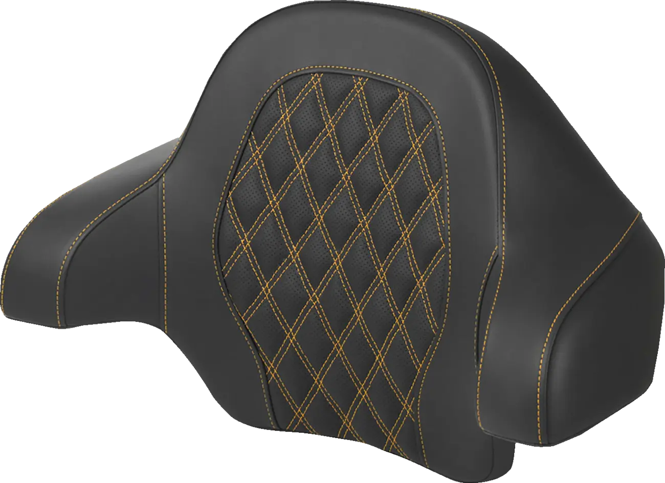 Saddlemen Tour Pak Backrest Pad - Black/gold