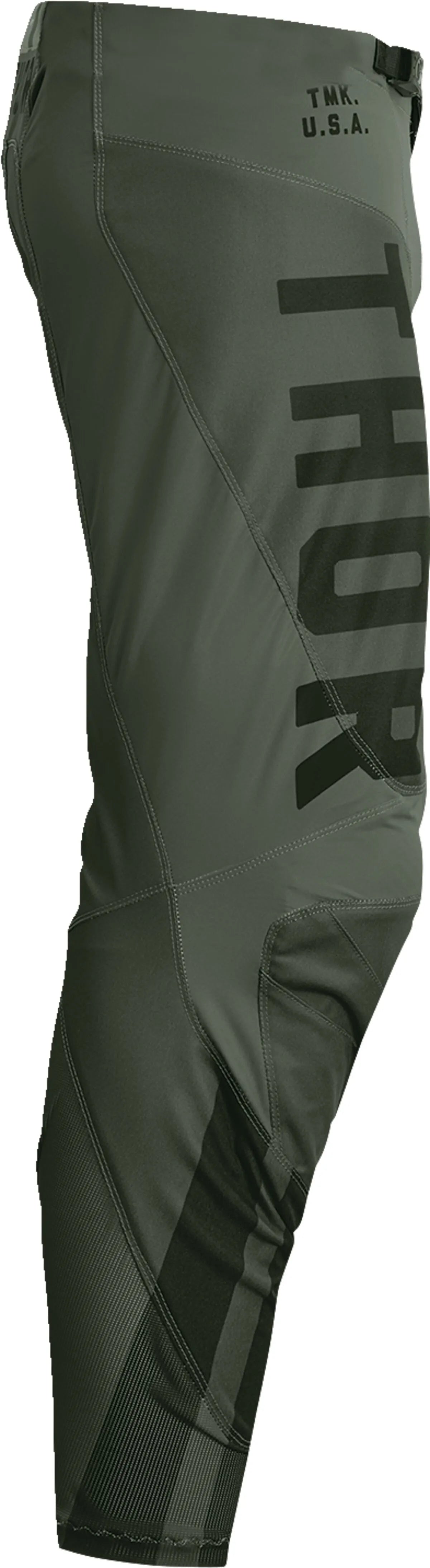 Thor Youth Pulse Combat Pants - Black/Military Green
