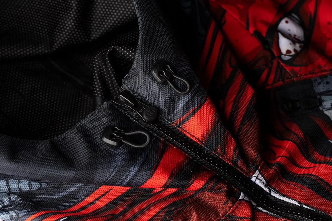 Icon Airform Manik'r Jacket - Black/Red/Dark Gray/White/Light Gray