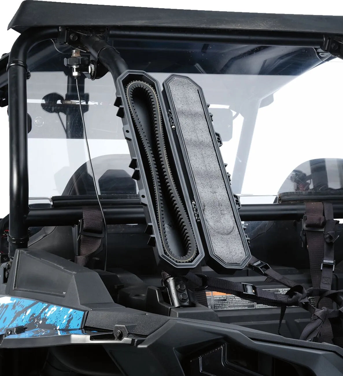 Moose Offroad Drive Belt Storage Case for Roll Cage Mount
