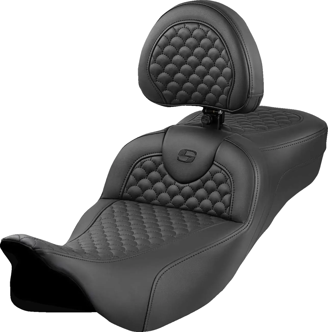 Saddlemen Roadsofa Dragon Scale Seat - For Harley Davidson