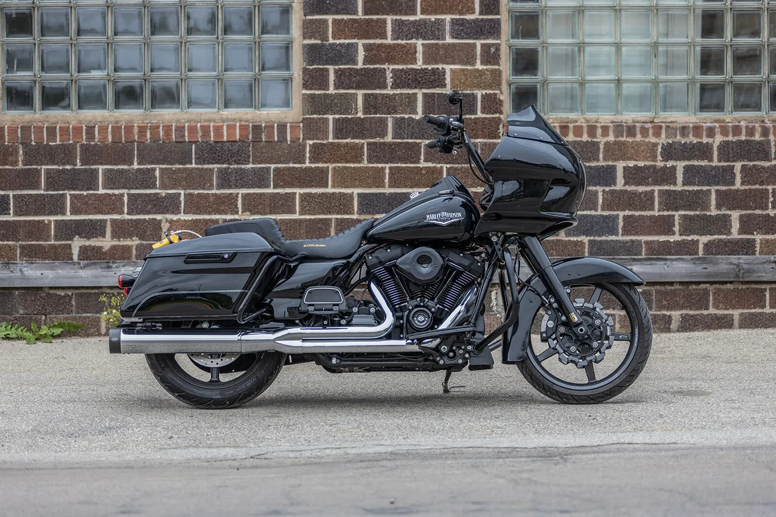 S&s Cycle 2-into-1 Sidewinder Exhaust System For Baggers