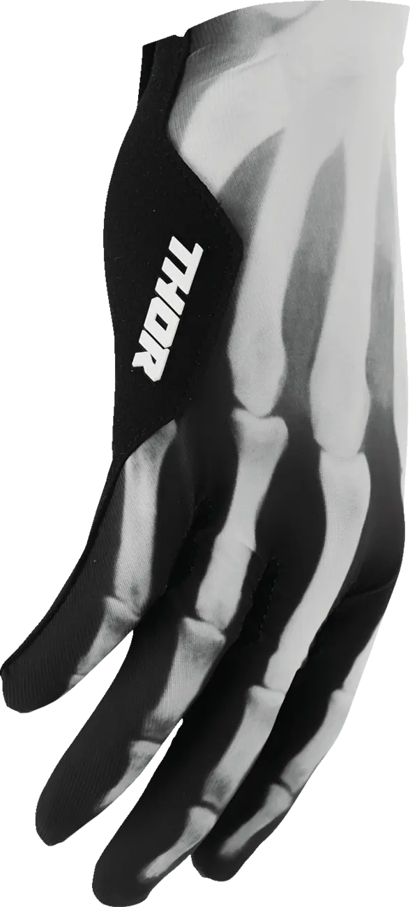 Thor Sportmode X-ray Mx Gloves - Black/White