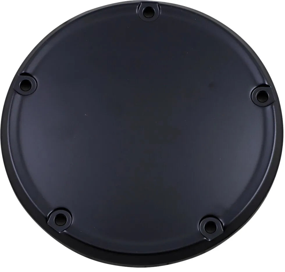 Drag Specialties Black Matte 5 Hole Derby Cover