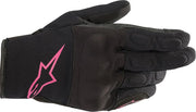 Alpinestars Stella S-max Drystar Women's Motorcycle Gloves - Black/Fuchsia