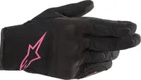 Alpinestars Stella S-max Drystar Women's Motorcycle Gloves - Black/Fuchsia