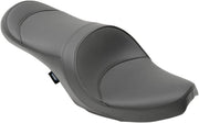 Drag Specialties 2-up Vinyl Seat - For Harley Davidson