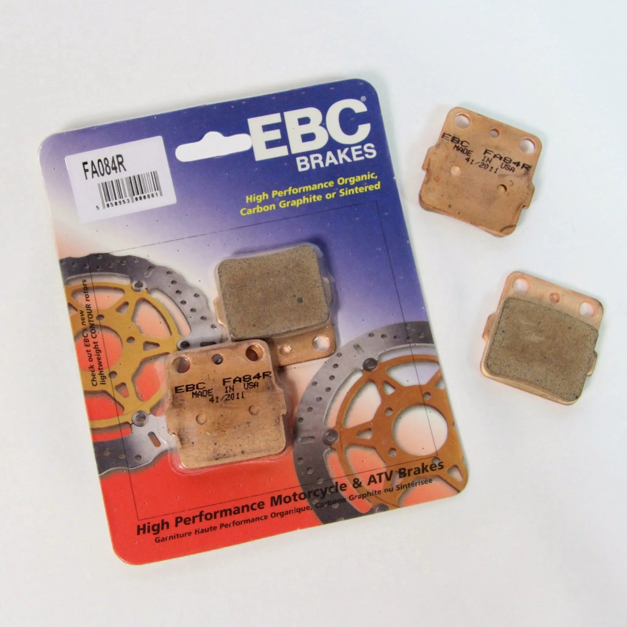 Ebc R Series Sintered Brake Pads For Off-road Atvs - Front & Rear