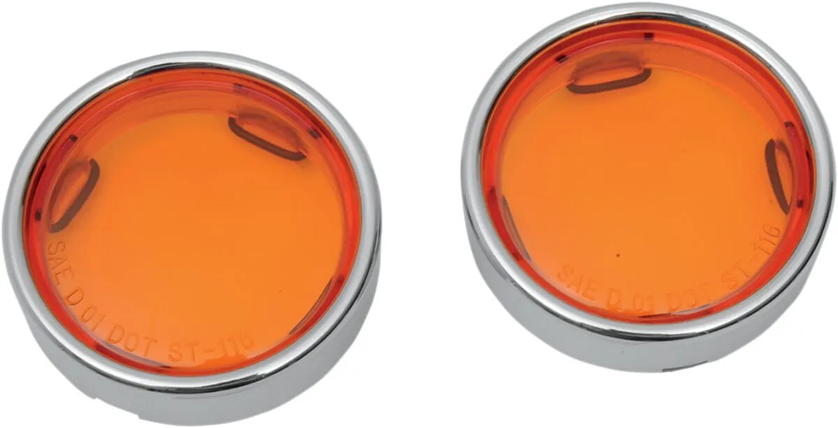Drag Specialties Deuce Style Bezels - Chrome
