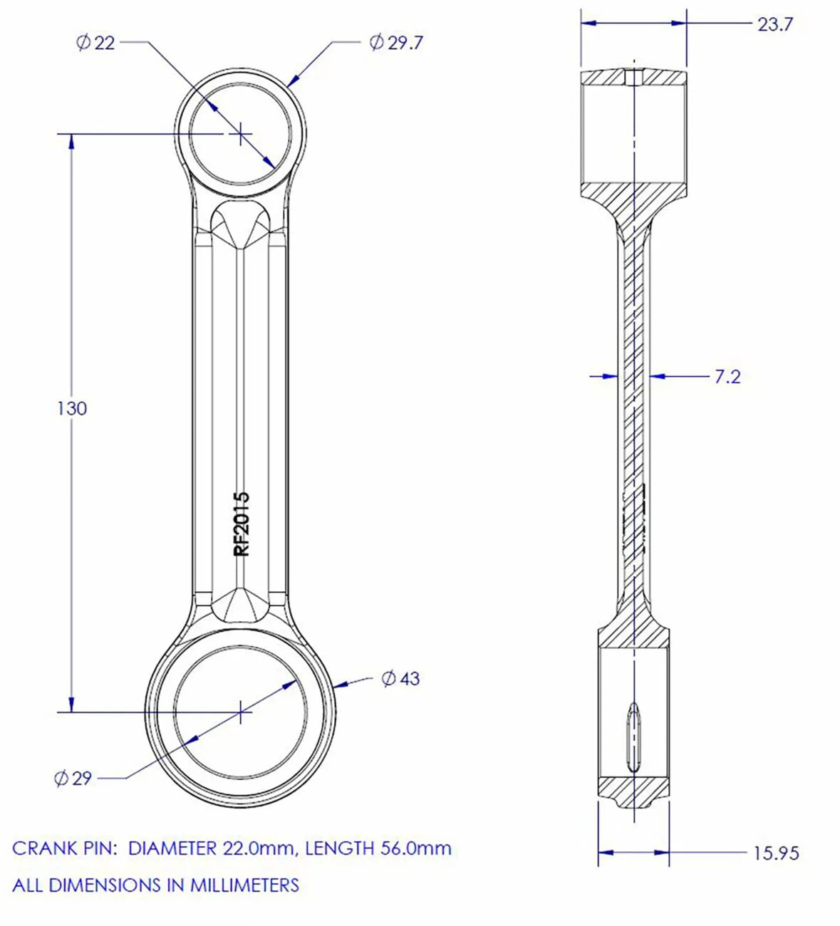 Vintco Connecting Rod Kit