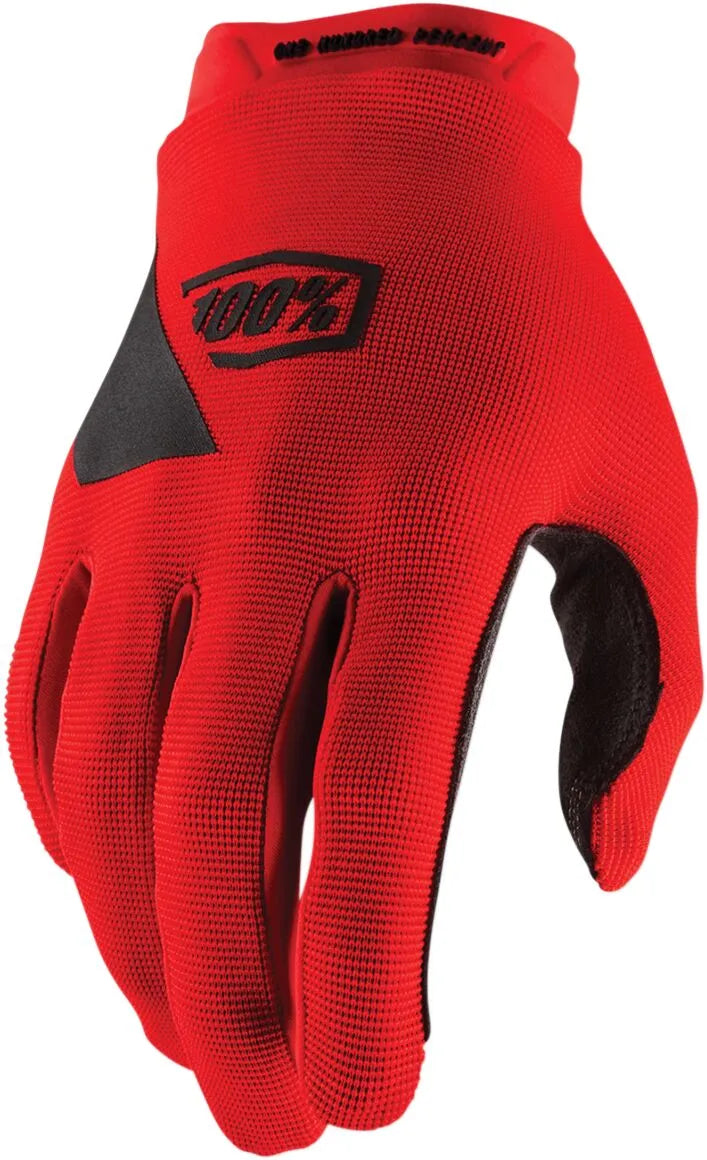 100% Ridecamp Off-road Gloves - Red