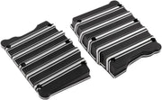 Arlen Ness 10 Gauge Rocker Box Top Covers - Black