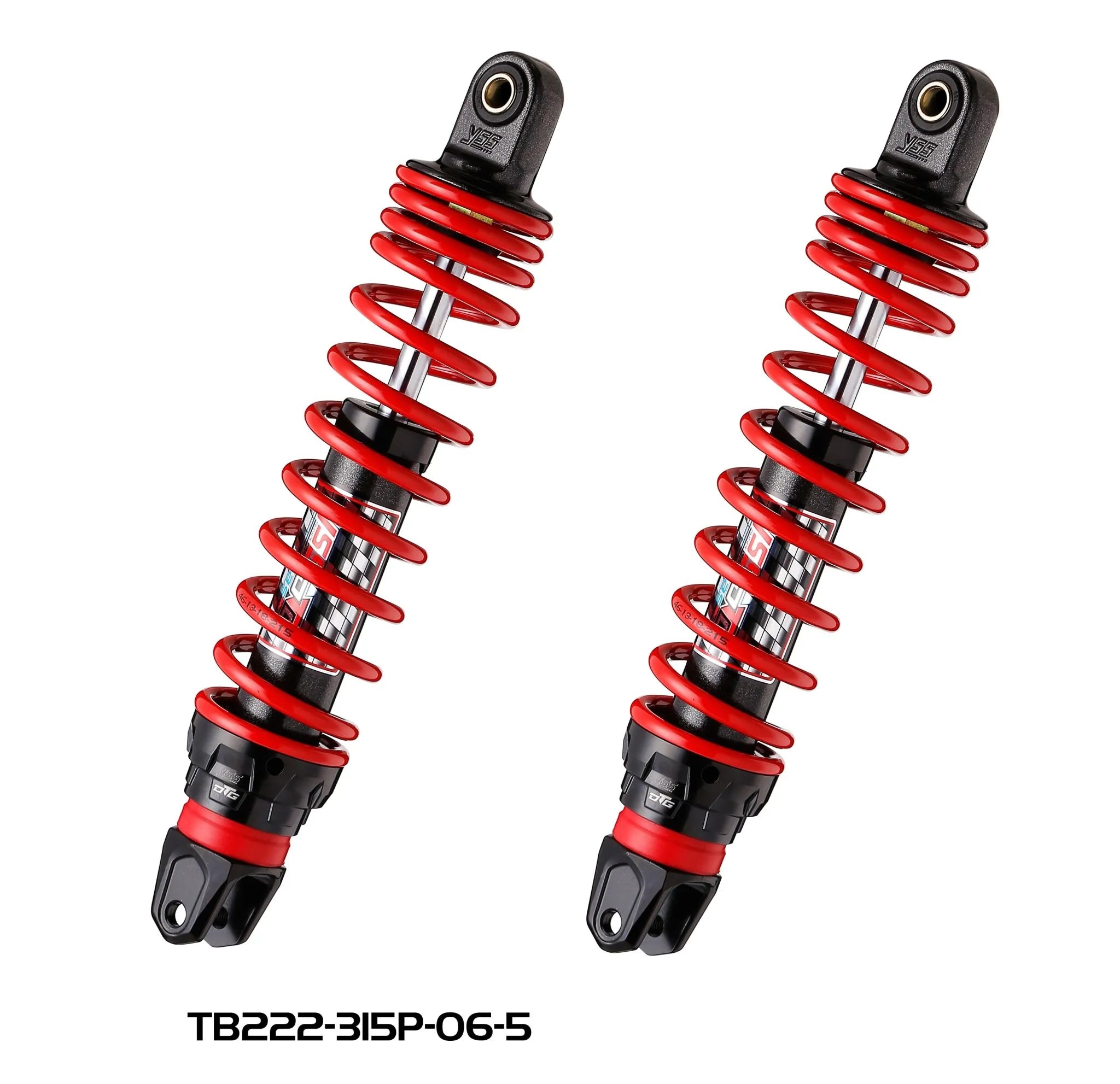 Yss Gas Dtg Series Scooter Shock Absorbers - Rear, Pair