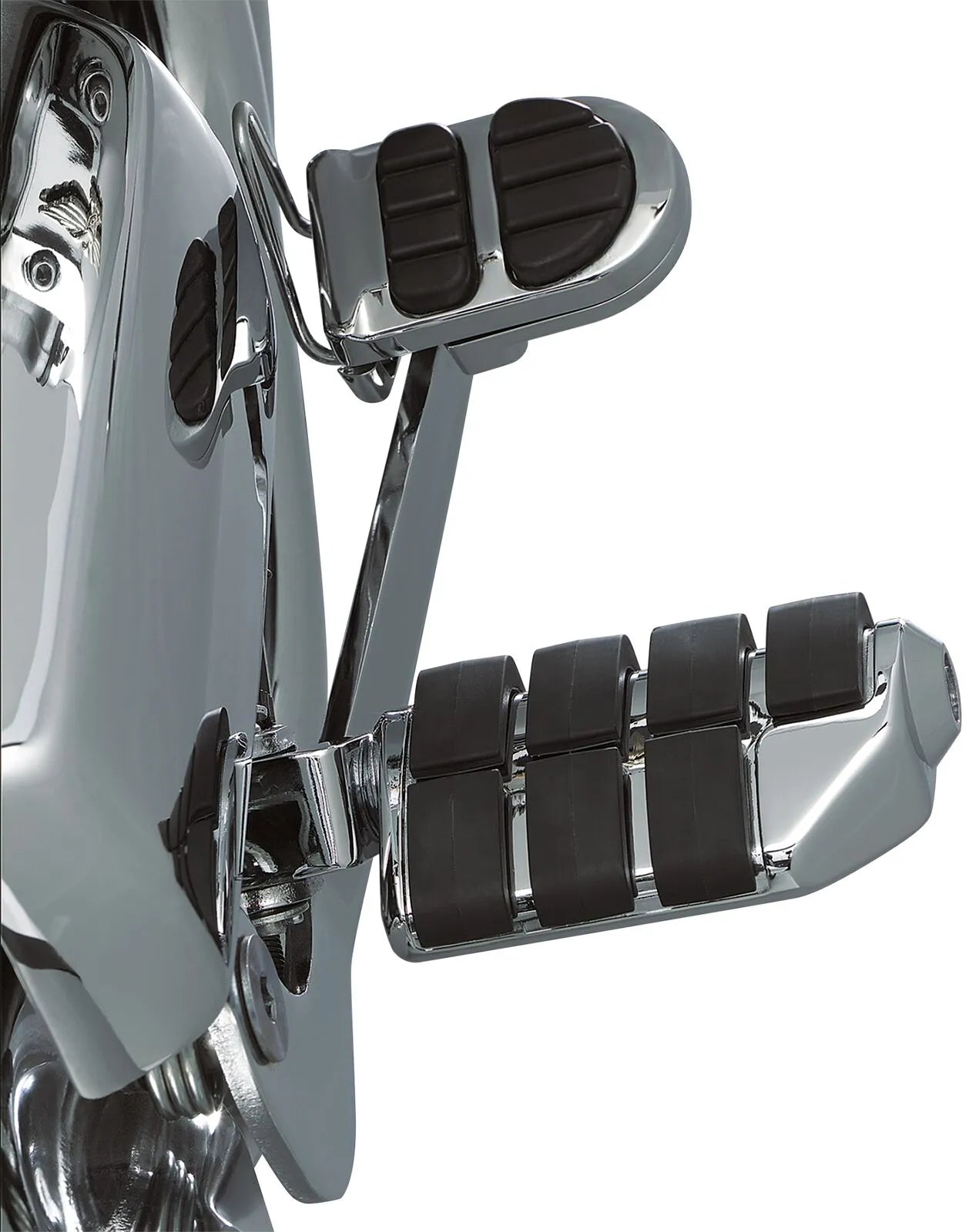 Kuryakyn Iso Brake Pedal Pad - Chrome Finish
