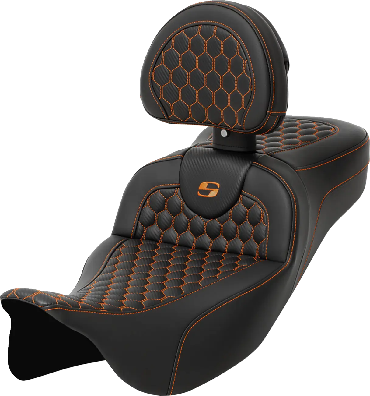 Saddlemen Honeycomb Roadsofa Seat - For Harley Davidson