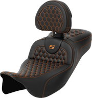 Saddlemen Honeycomb Roadsofa Seat - For Harley Davidson