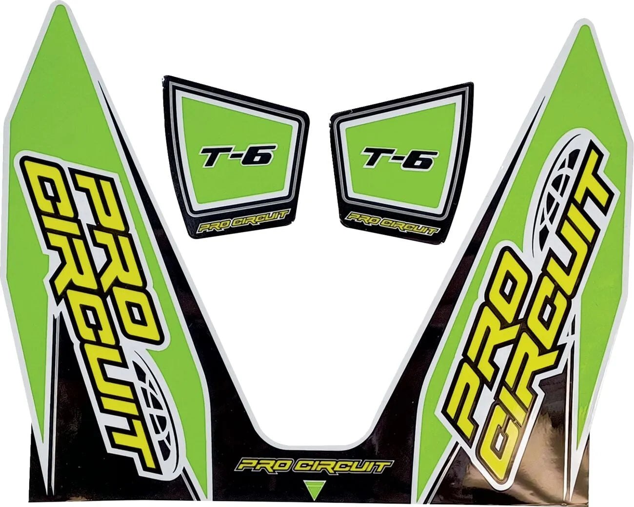 Pro Circuit T-6 Exhaust Decals - Replacement Pair