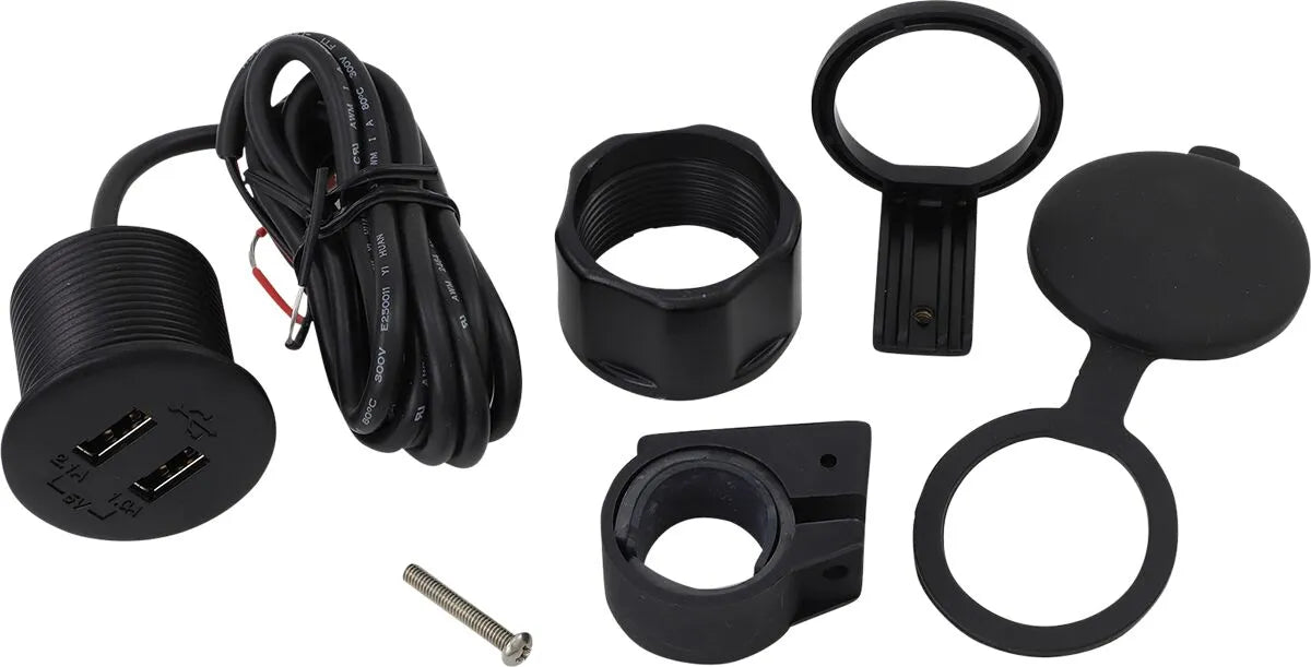 Show Chrome Dual Port Usb Charger