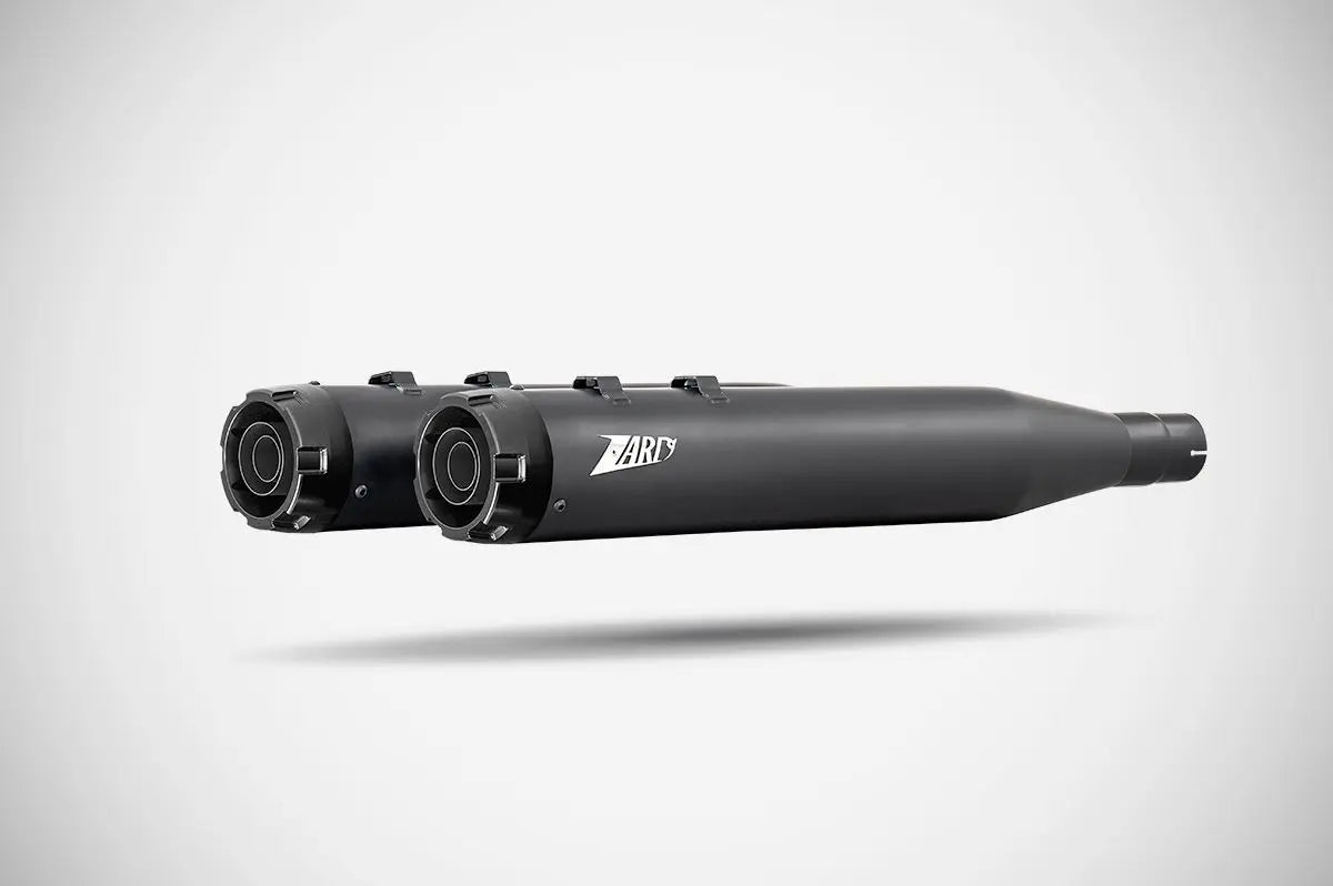Zard 4.33" Slip-ons Flat Muffler For Hd-touring E3