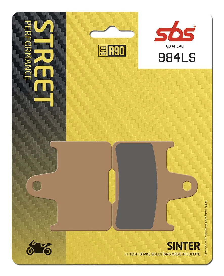 SBS LS Street Excel Sintrede Bremseklodser - Bag