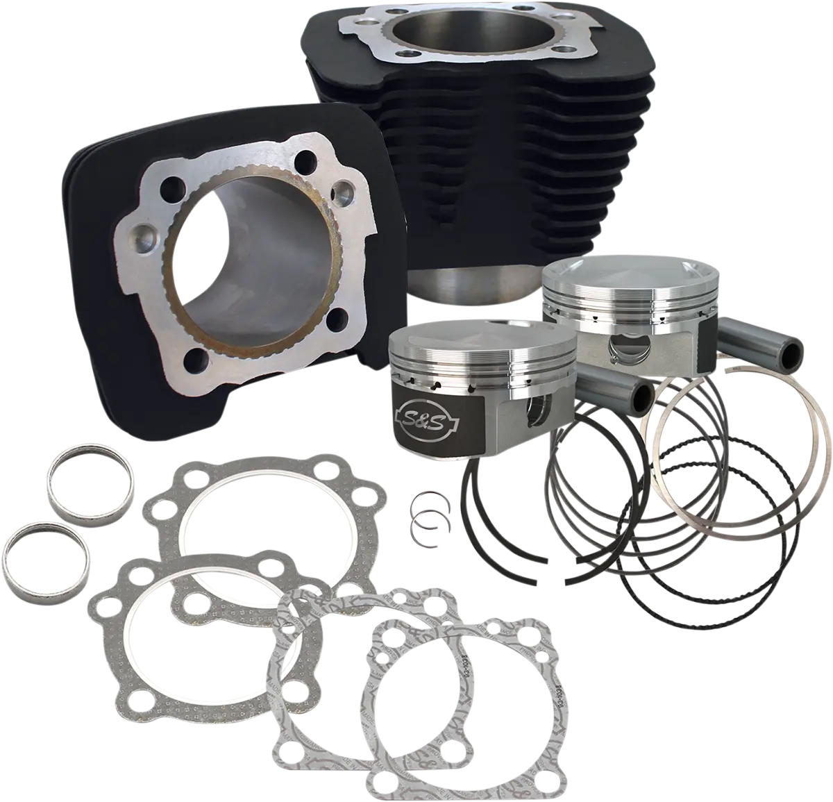 S&S Cycle 1250cc Conversion Kit Black 10.3:1 for Sportster 86-21