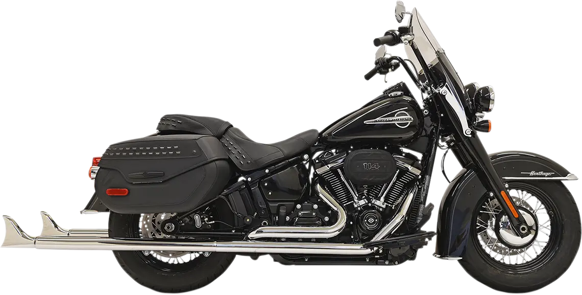 Bassani Xhaust Fishtail True Dual Udstødningssystem Krom