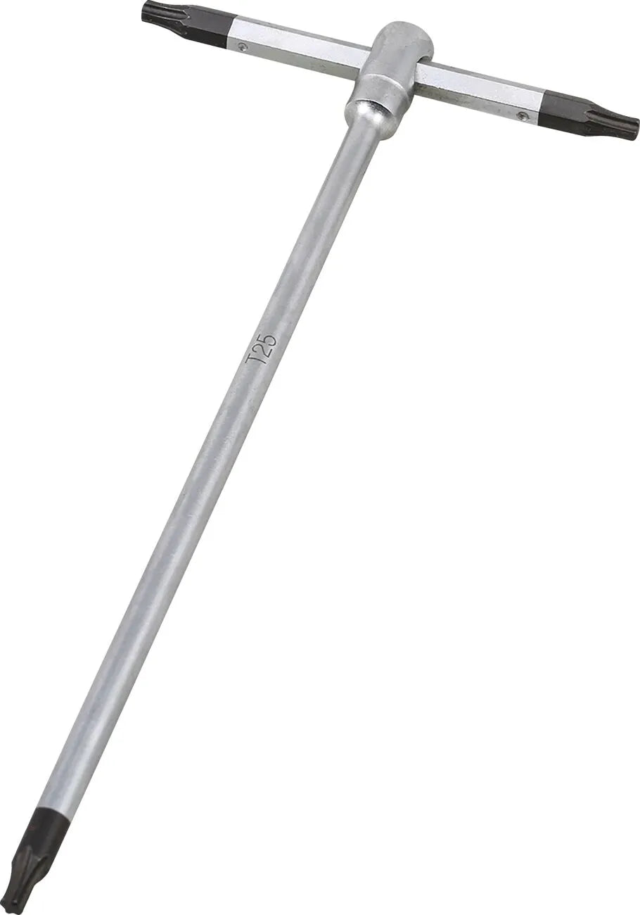 Bikeservice T-Handle Torx Wrench T25 180mm Silver