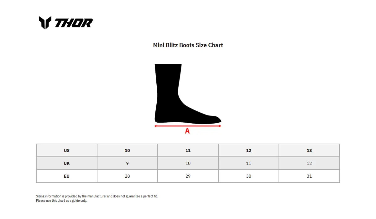 Thor Blitz XR Mini Boots Black