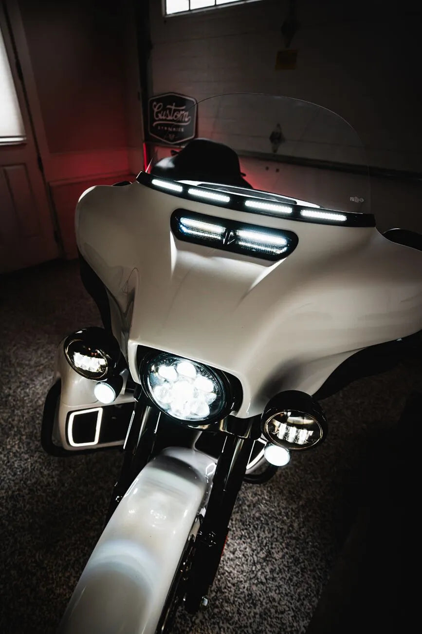 Custom Dynamics Genesis 4 Led Batwing Fairing Vent Insert