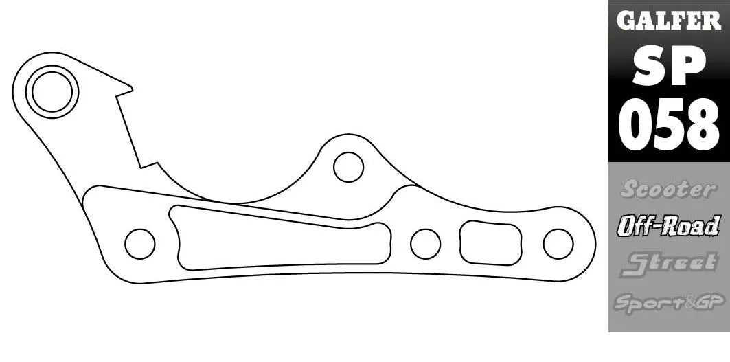 Galfer Brake Caliper Relocation Bracket