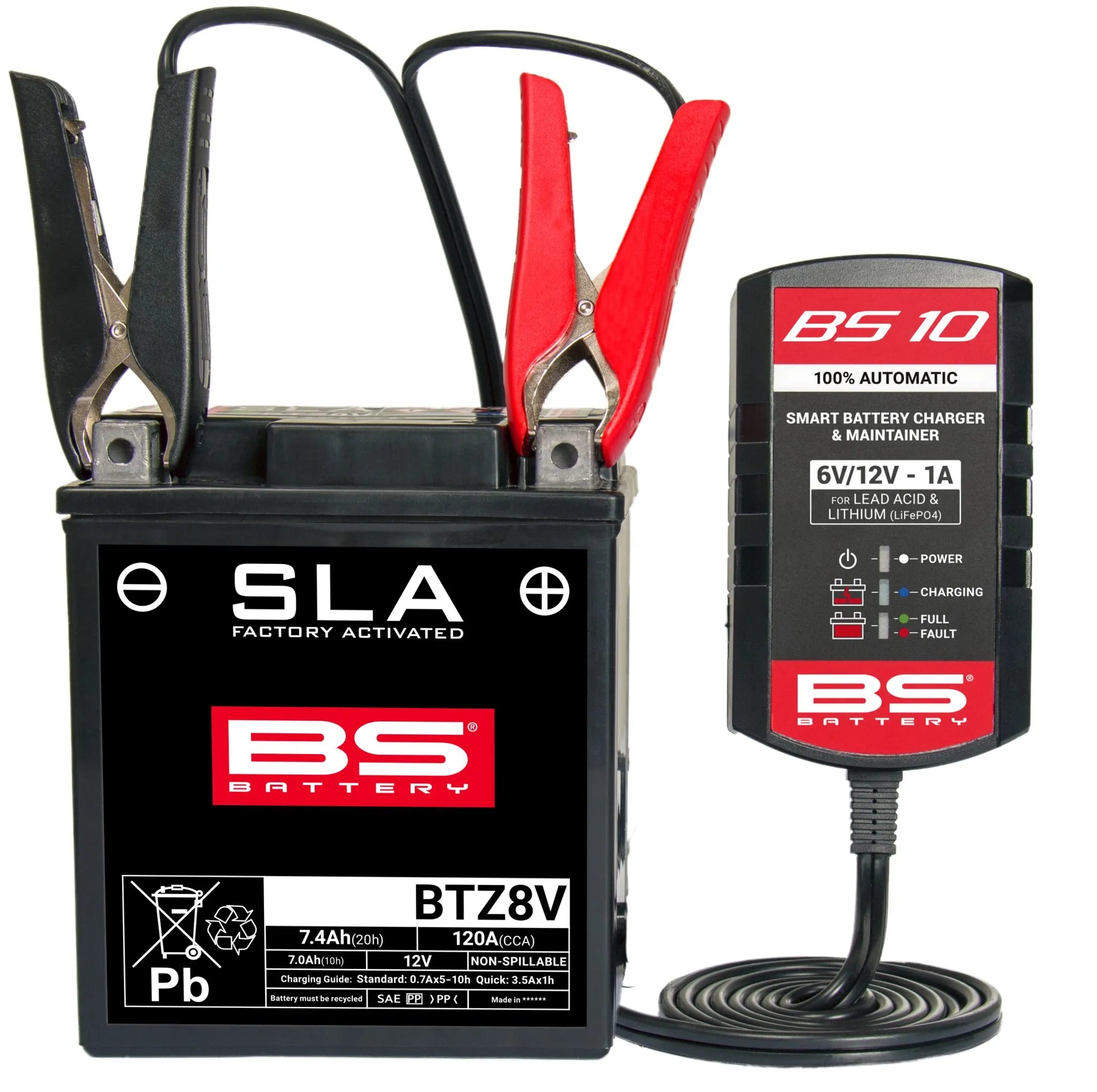 Bs Battery Smart Charger & Maintainer