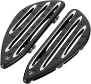 Arlen Ness Deep Cut Floorboards - Black Anodized