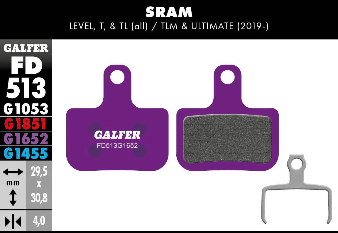 Galfer G1652 E-Bike Brake Pads