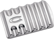 Covingtons Brake Pedal Pad - Chrome Billet Aluminum