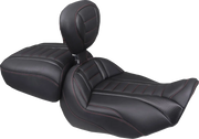 Mustang Deluxe Touring Solo Seat - For Harley Davidson