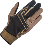 Biltwell Baja Gloves Motocross Inspired - Black/Chocolate