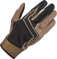 Biltwell Baja Gloves Motocross Inspired - Black/Chocolate