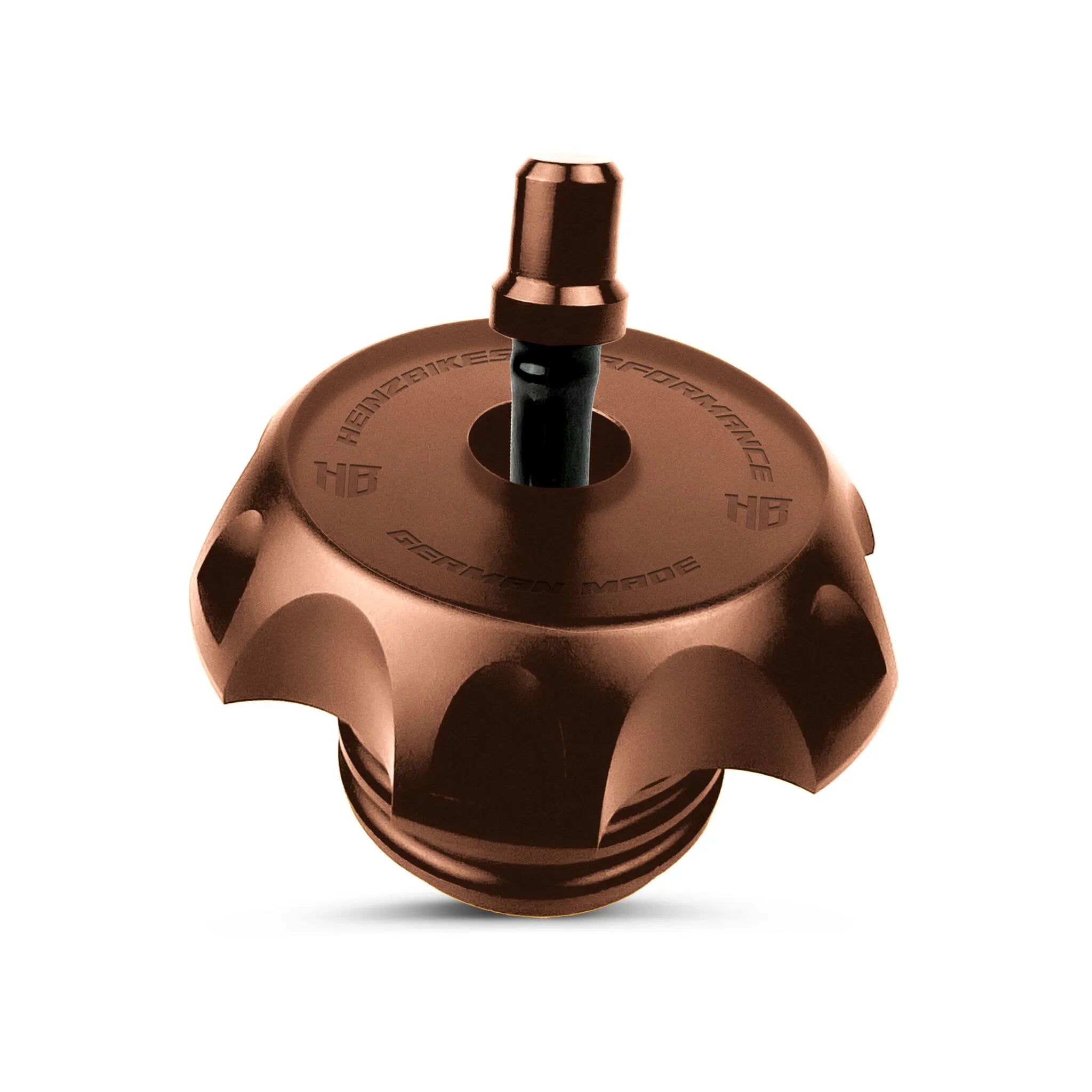 Heinz Bikes Performance Vented Gas Cap - Bronze Billet Aluminum