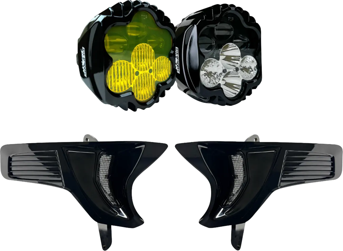 Custom Dynamics Shark Demon 2 Led Headlight & Fog Lamp Kit