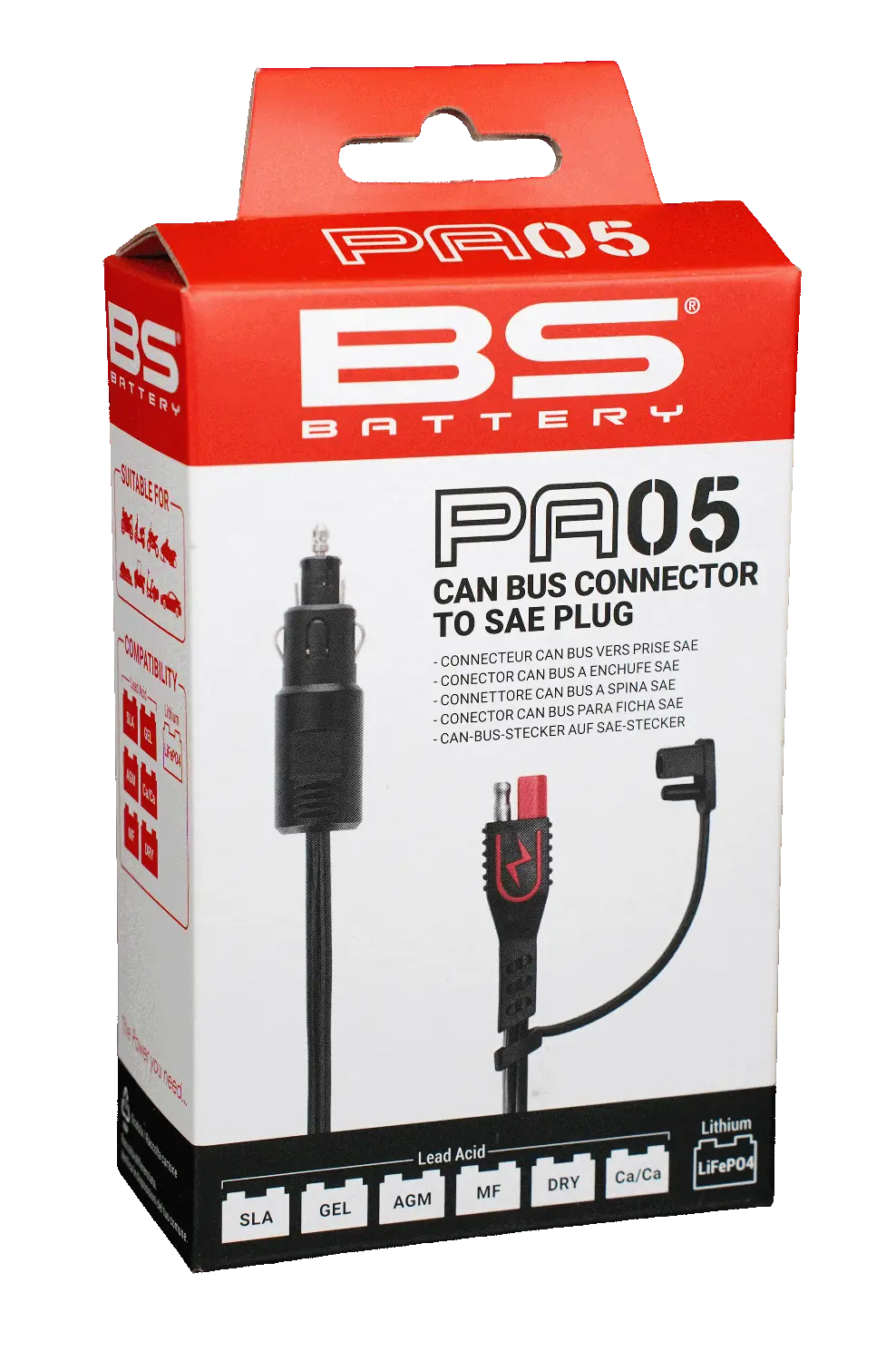 Bs Battery PA-05 CAN Bus Connector SAE Plug Black