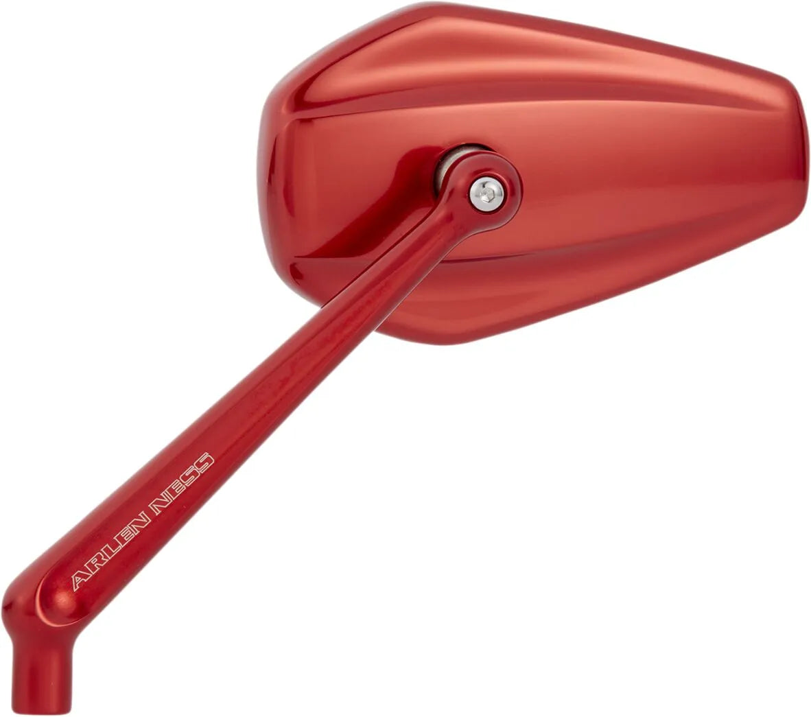 Arlen Ness Mini Stocker Forged Mirror - Red