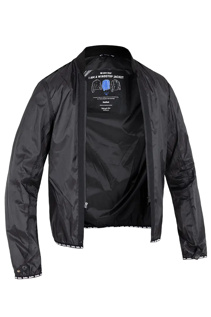 John Doe Women's Aero Mesh Windblock Inner Jacket - Black
