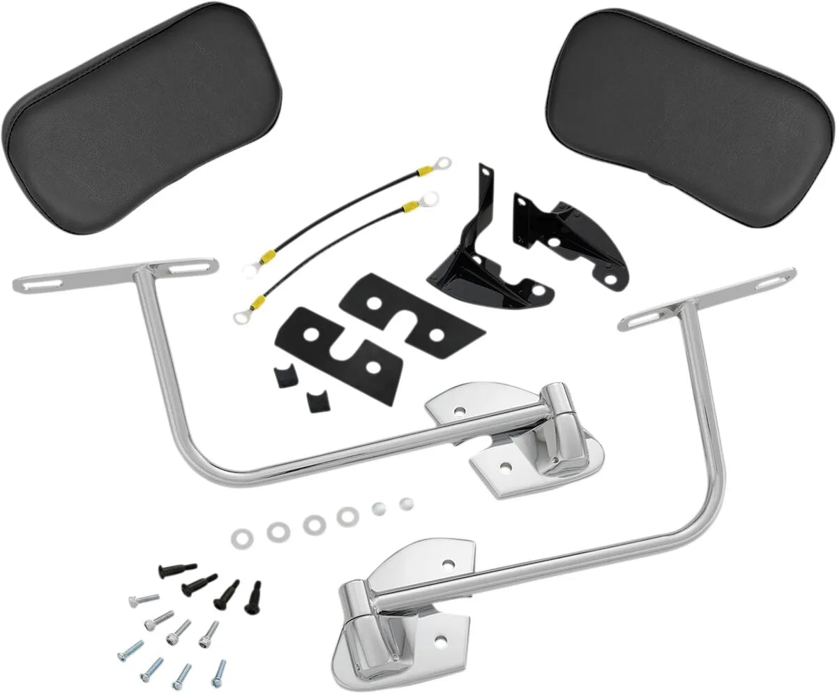 Show Chrome Deluxe Armrest Mount For Gl1800 Goldwing