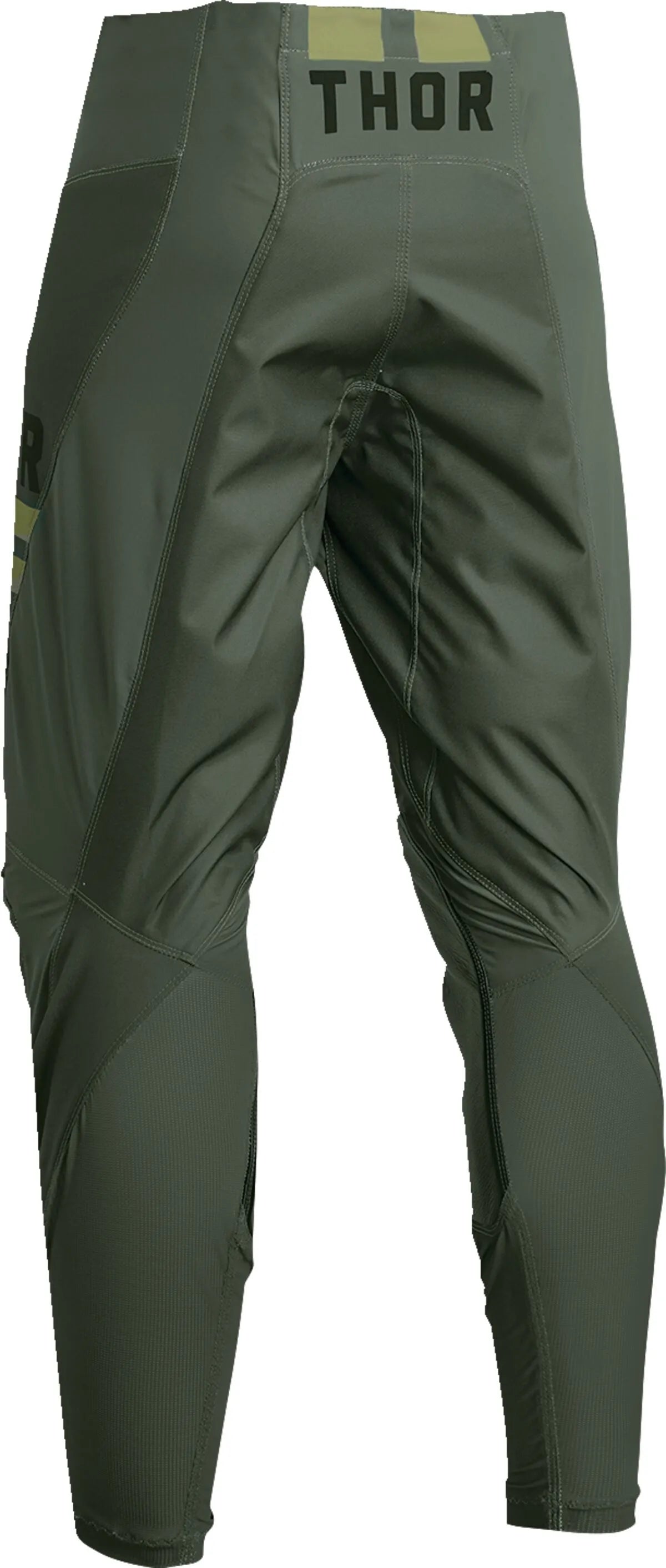Thor Youth Pulse Combat Pants - Black/Military Green
