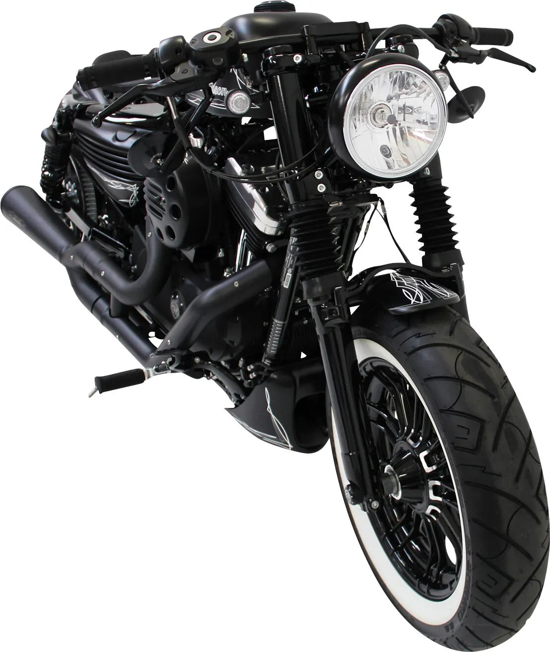 Cult Werk Headlight - Harley Davidson - Black