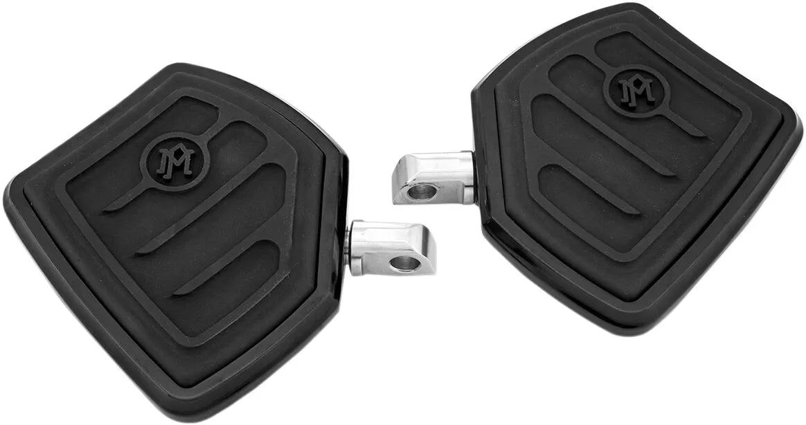 Performance Machine Floorboards - Black Billet Aluminum