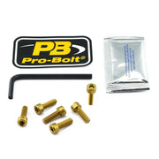 Pro Bolt Aluminium Fuel Cap Kit - Gold